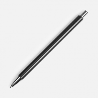 Ручка шариковая Slim Beam, черная фото 