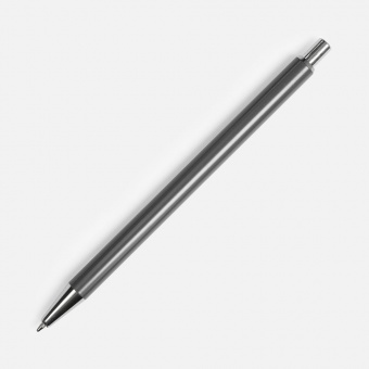 Ручка шариковая Slim Beam, серая фото 