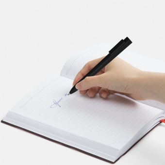 Ручка шариковая Swiper SQ Soft Touch, черная фото 