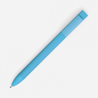Ручка шариковая Swiper SQ Soft Touch, голубая фото 