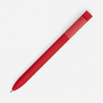 Ручка шариковая Swiper SQ Soft Touch, красная фото 