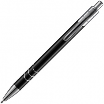 Ручка шариковая Undertone Metallic, черная фото 