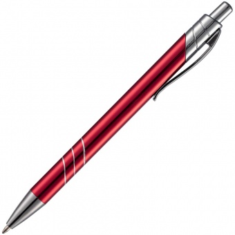 Ручка шариковая Undertone Metallic, красная фото 
