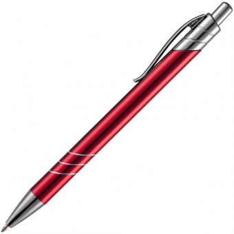 Ручка шариковая Undertone Metallic, красная фото 