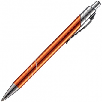 Ручка шариковая Undertone Metallic, оранжевая фото 