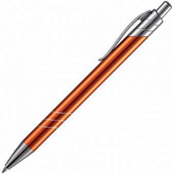 Ручка шариковая Undertone Metallic, оранжевая фото 