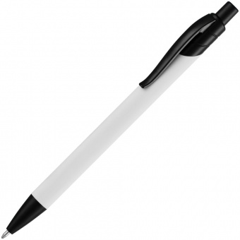 Ручка шариковая Undertone Black Soft Touch, белая фото 