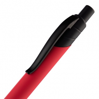 Ручка шариковая Undertone Black Soft Touch, красная фото 