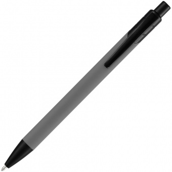 Ручка шариковая Undertone Black Soft Touch, серая фото 