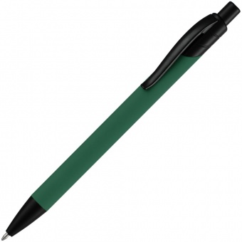 Ручка шариковая Undertone Black Soft Touch, зеленая фото 