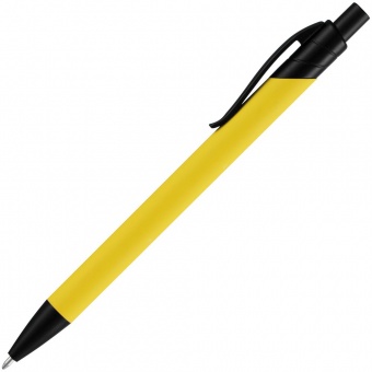 Ручка шариковая Undertone Black Soft Touch, желтая фото 