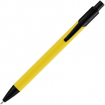 Ручка шариковая Undertone Black Soft Touch, желтая фото 