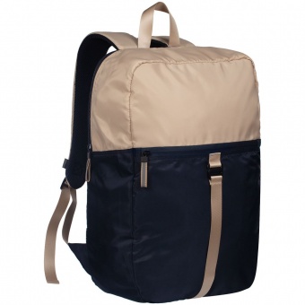 Рюкзак coolStuff, темно-синий с бежевым фото 