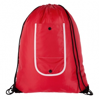 Рюкзак складной Unit Roll, красный фото 