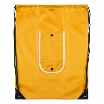 Рюкзак складной Unit Roll, желтый фото 