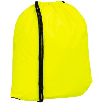 Рюкзак-мешок Manifest Color из светоотражающей ткани, желтый неон фото 