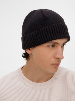 Шапка ComFleece, черная фото 