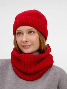 Шапка ComFleece, красная фото 