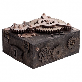 Шкатулка с секретом Gearbox, большая фото 