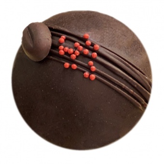 Шоколадная бомбочка «Конпанна с корицей» фото 