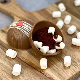 Шоколадная бомбочка «Молочный шоколад» фото 