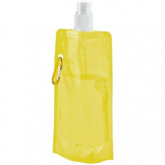 Складная бутылка HandHeld, желтая фото 