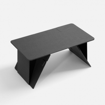Складной стол для ноутбука с беспроводной зарядкой Kickstand Table, серый фото 