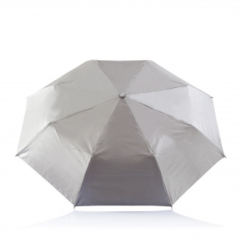 Складной зонт-автомат Deluxe, d96 см, серебряный фото 