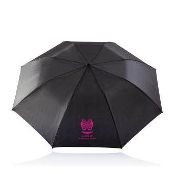 Складной зонт Deluxe 20", черный фото 