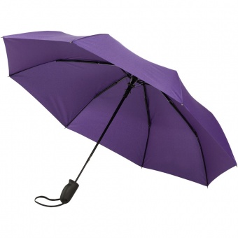 Складной зонт Magic с проявляющимся рисунком, фиолетовый фото 