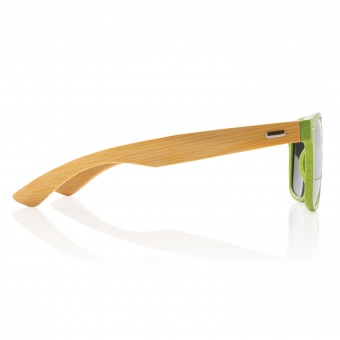 Солнцезащитные очки Wheat straw с бамбуковыми дужками фото 