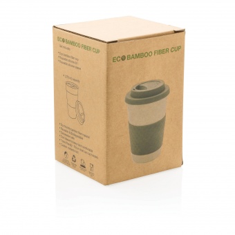 Стакан для кофе ECO Bamboo, серый фото 