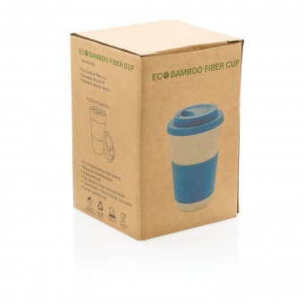 Стакан для кофе ECO Bamboo, синий фото 