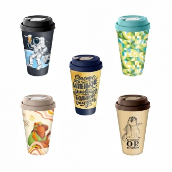 Стакан с крышкой Tumbler на заказ, M фото 