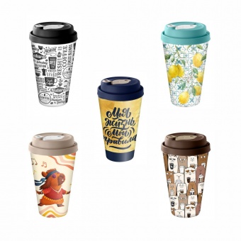 Стакан с крышкой Tumbler на заказ, S фото 