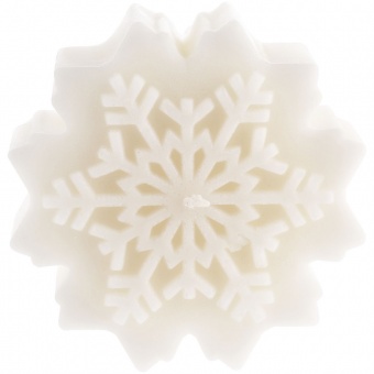 Свеча Snowflame 1, белая, 8 см фото 