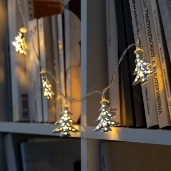 Светодиодная гирлянда Silver Lights, серебристая фото 