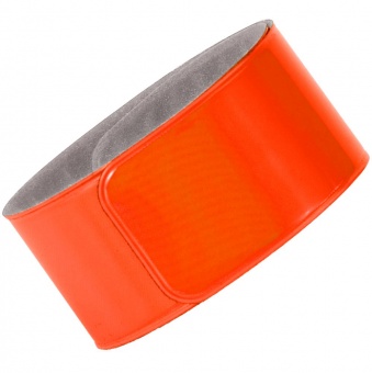 Светоотражающий браслет Lumi, оранжевый неон фото 