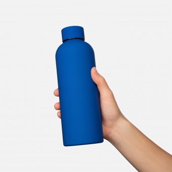 Термобутылка вакуумная герметичная Prima Ultramarine, ярко-синяя фото 