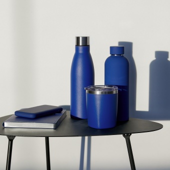 Термобутылка вакуумная герметичная Prima Ultramarine, ярко-синяя фото 