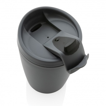 Термокружка с крышкой для кофе из переработанного полипропилена GRS, 300 мл фото 