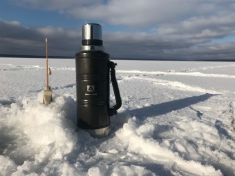 Термос с ручкой «Арктика 2200», черный фото 