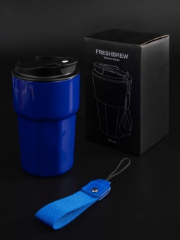 Термостакан Freshbrew, синий фото 