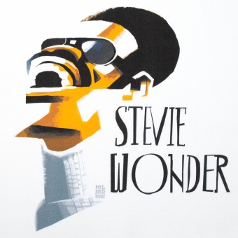 Толстовка «Меламед. Stevie Wonder», белая фото 7