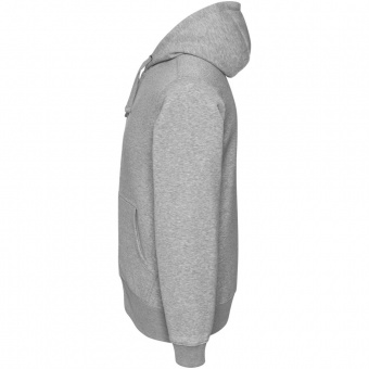 Толстовка мужская Hooded Full Zip серый меланж фото 4