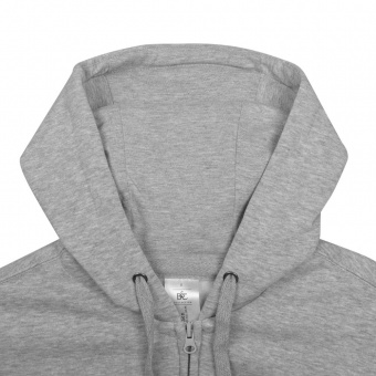 Толстовка мужская Hooded Full Zip серый меланж фото 5