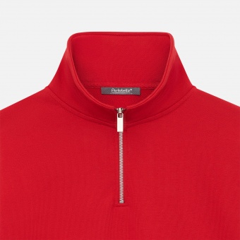 Толстовка на молнии унисекс FLOW, красная, размер 3XL/4XL фото 
