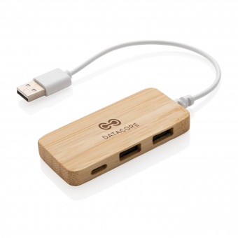 USB-хаб Bamboo с Type-C фото 
