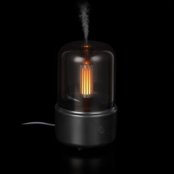 Увлажнитель-ароматизатор с подсветкой mistFlicker, черный фото 