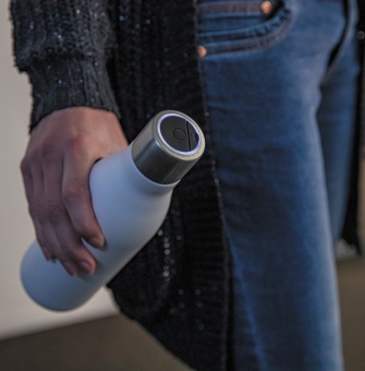 Вакуумная бутылка из нержавеющей стали с UV-C стерилизатором фото 